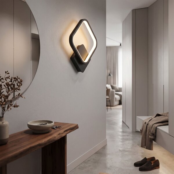 Aplică de perete LED LHJ122-W Neagră