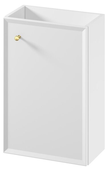 Cersanit Mille, mobilier WC suspendat sub lavoar 392x214x590 mm, alb mat, S1022-002