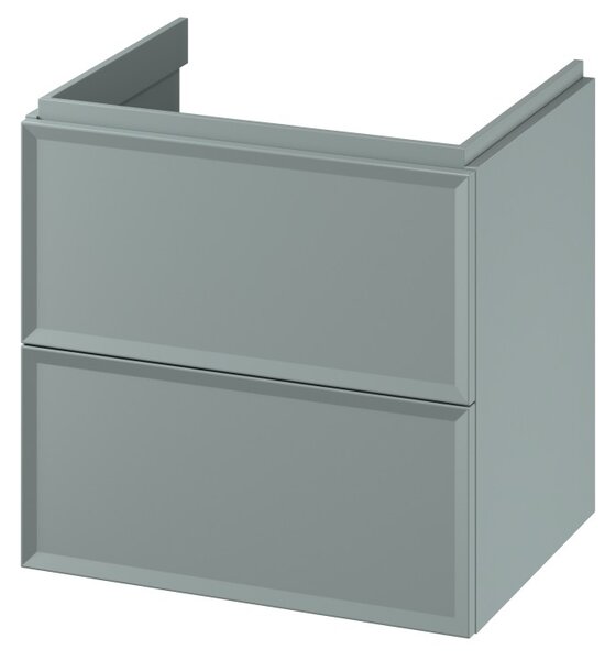 Cersanit Mille, mobilier pentru lavoar 594x446x551 mm, verde mat, S1021-003