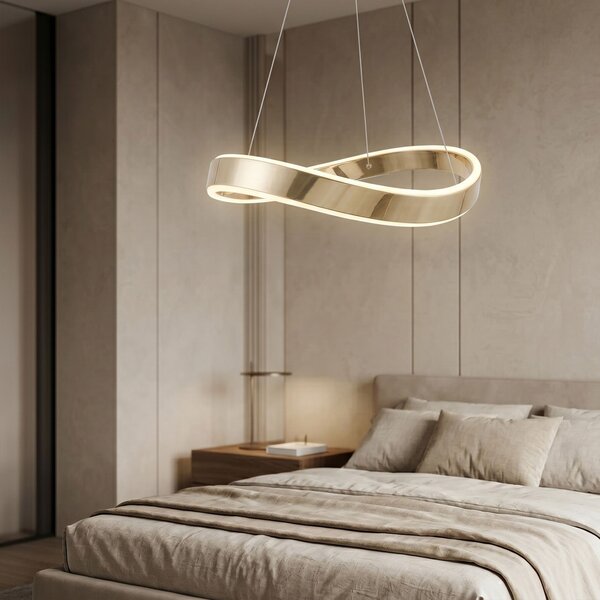 LAMPĂ DE TAVAN SUSPENDATĂ SWE064-CP 40cm GOLD