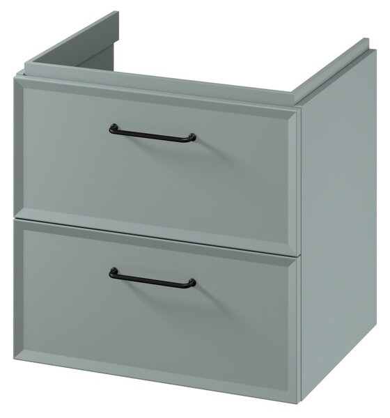 Cersanit Mille, mobilier pentru lavoar 594x446x551 mm, verde mat, S1021-003
