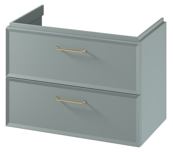 Cersanit Mille, mobilier pentru lavoar 794x446x551 mm, verde mat, S1017-004