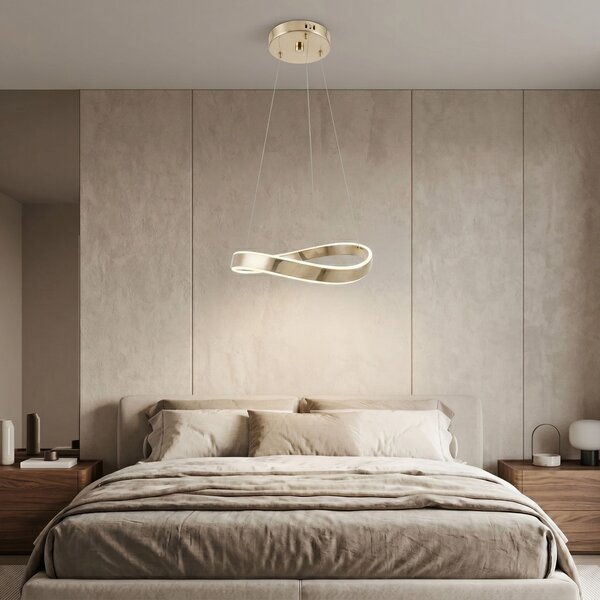LAMPĂ DE TAVAN SUSPENDATĂ SWE066-CP 60cm GOLD