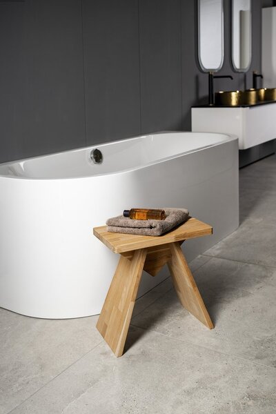 Sapho Sapho, Scaun ASTYLE 40x41x25cm, stejar masiv natural, AS410