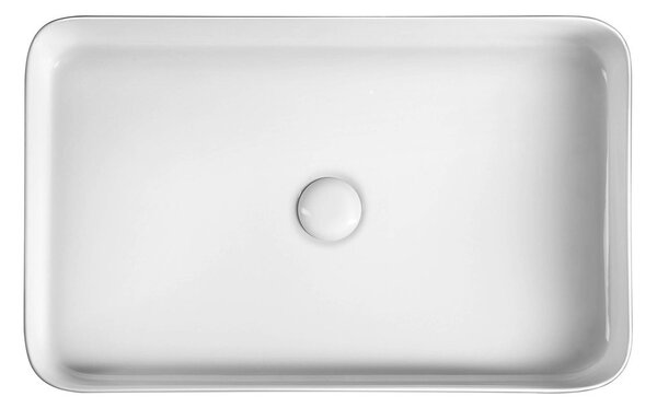 Sapho Sapho, lavoar blat din ceramica BLADE 65x40cm, alb, WH051