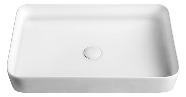 Sapho Sapho, lavoar blat din ceramica BLADE 65x40cm, alb, WH051