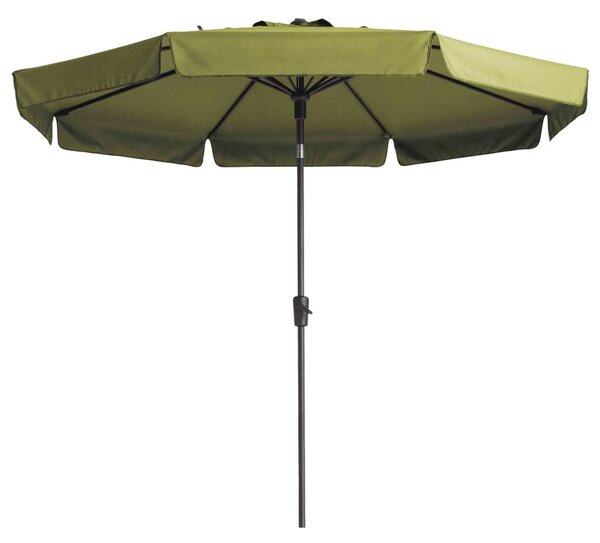 Madison Umbrelă de soare Flores Luxe, verde salvie, 300 cm, rotundă PAC2P027
