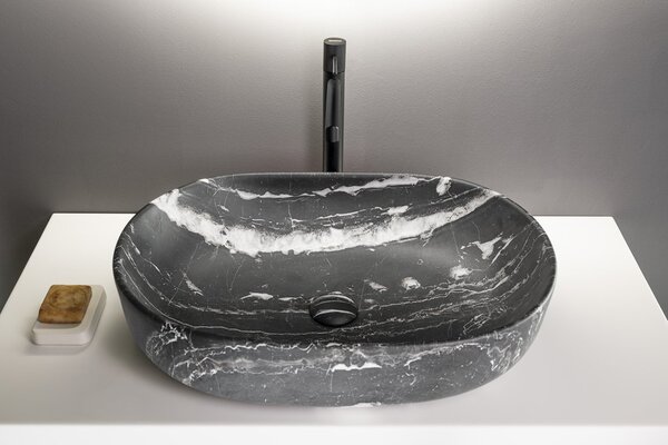 Sapho Lavoar de blat Sapho, CALEO, ceramică, 60x42cm, marmură carnico, CA590CM