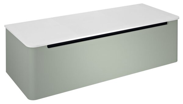 Sapho Sapho, dulap lavoar KERALA 120x35x47,5cm, 1x sertar, verde, KR120-4444