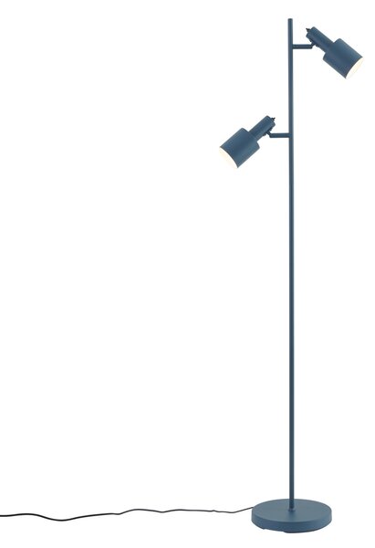 Lampă de podea modernă albastră cu 2 lumini - Stijn