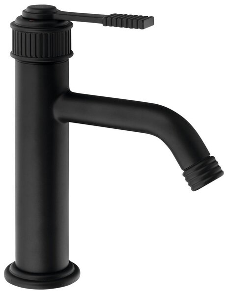 Sapho Sapho, baterie lavoar pe piedestal VERSI, negru mat, RV002/15