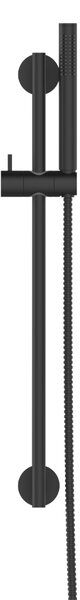 Invena Alonia, coloană de duș cu set de duș manual, 1 funcție, negru lucios, INV-AU-70-Z04-V