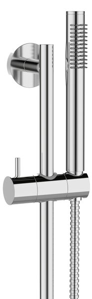 Invena Alonia, coloană de duș cu set de duș manual, 1 funcție, cromat, INV-AU-70-Z01-V