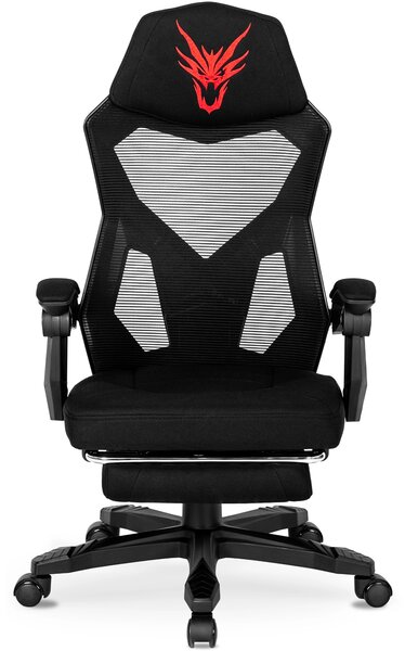 JAKS Scaun de gaming BING negru