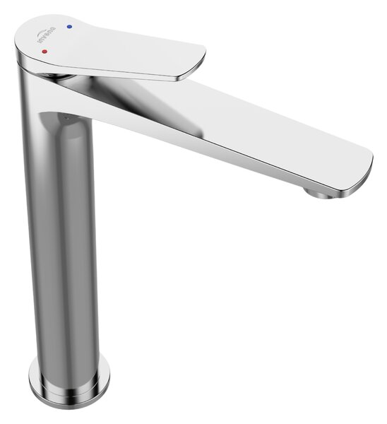 Invena Alonia, baterie lavoar înaltă h-289, crom, INV-BU-70-W01-V