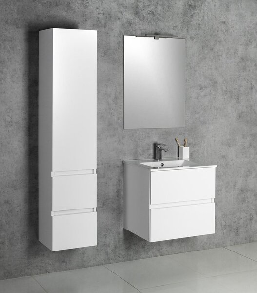 Aqualine Aqualine, Mobilier lavoar PANEDA STRIP 119x55x45.2cm, stejar Emporio, PN312