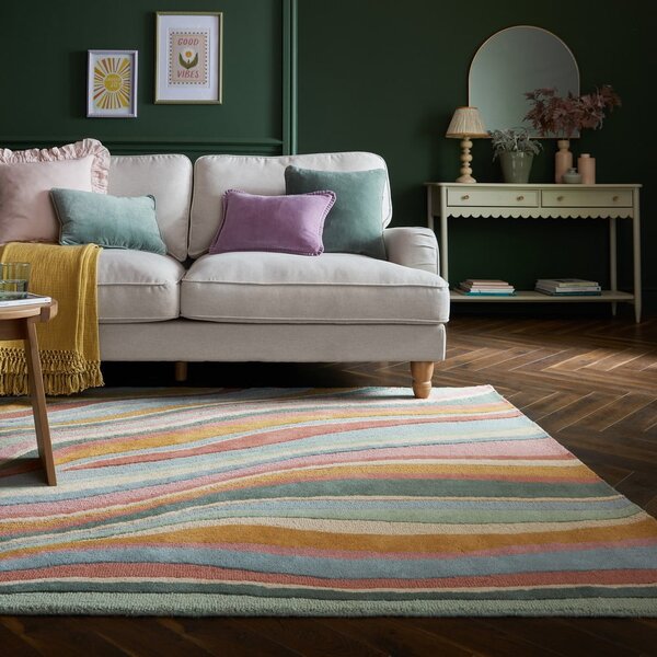 Covor țesut manual din lână 160x230 cm Abstract Flow – Flair Rugs