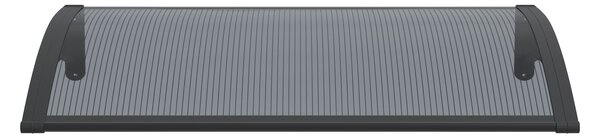 Copertină PREMIUM 60x60 cm, placă 6 mm dintr-o bucată – Negru/Antracit