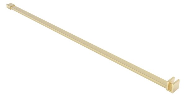 Erga Paris, suport stabilizator pentru paravane de duș cu grosimea sticlei de 8 mm, lungime maximă 150 cm, auriu strălucitor, ERG-V02-PARIS-BAR-GD