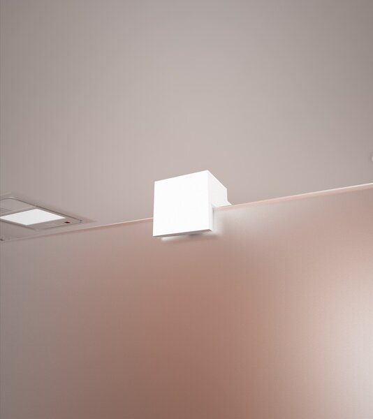 Erga Paris, Paravan de duș walk-in 50x200 cm, sticlă mată 8mm, profil alb, ERG-V02-PARIS-050x200-FR-WH