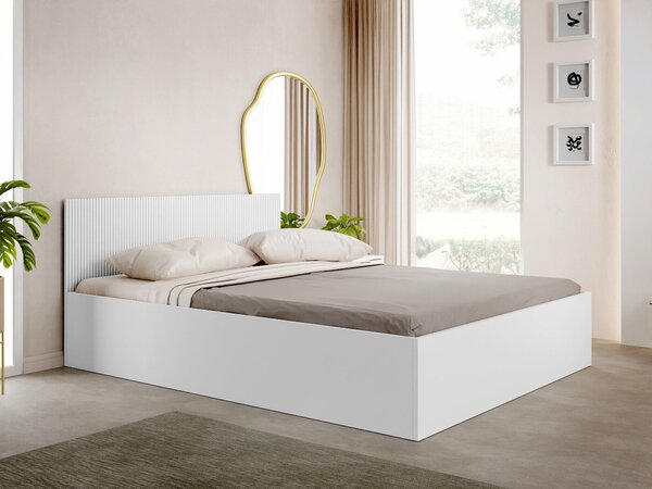 Pat Comfivo PapilioDublu, Alb, 160x200, PAL laminat, Somiera patSomiera pat, 17x21x8cm