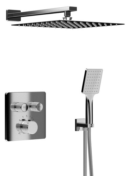 Sapho Sapho, set de duș termostatic ascuns SMART SELECT, 2 ieșiri, ieșire, crom, RP042-01