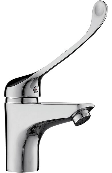 Kuchinox Madera, baterie lavoar h-118 cu manetă medicală, cromată, LAV-BQM_02MD