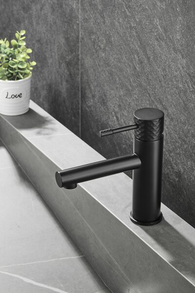 Gamma Roy, baterie lavoar h-178, negru mat, GMA-BRYPU-BK