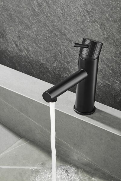 Gamma Roy, baterie lavoar h-178, negru mat, GMA-BRYPU-BK