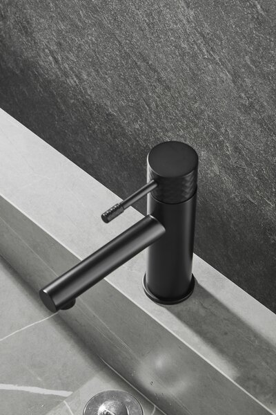 Gamma Roy, baterie lavoar h-178, negru mat, GMA-BRYPU-BK
