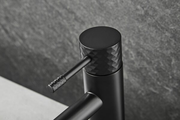 Gamma Roy, baterie lavoar h-178, negru mat, GMA-BRYPU-BK