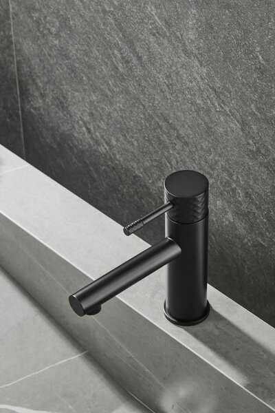 Gamma Roy, baterie lavoar h-178, negru mat, GMA-BRYPU-BK