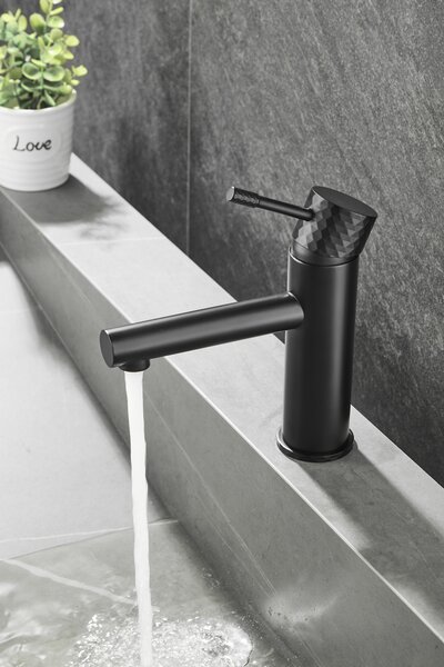 Gamma Roy, baterie lavoar h-178, negru mat, GMA-BRYPU-BK