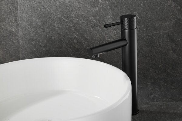 Gamma Roy, baterie lavoar înalt h-301, negru mat, GMA-BRYPUW-BK