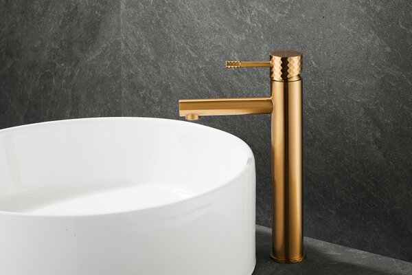 Gamma Roy, baterie lavoar înalt h-301, auriu mat, GMA-BRYPUW-BGD