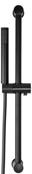 Gamma ZN5, coloană de duș cu set de duș manual, negru mat, GMA-ZN5-BK