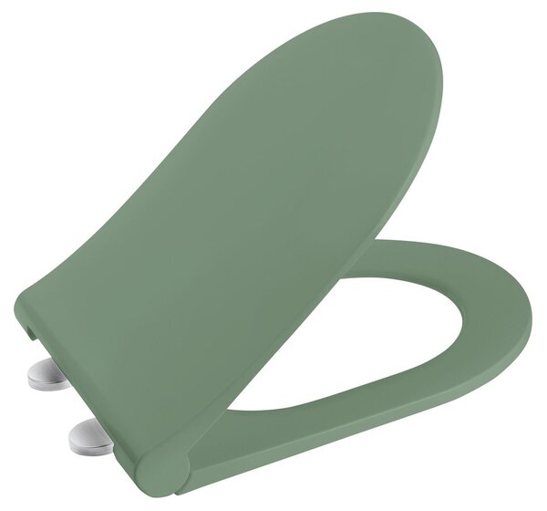 Sapho Sapho, Capac WC BRILLA, SLIM, Închidere silențioasă, Verde Mat, 100787-128