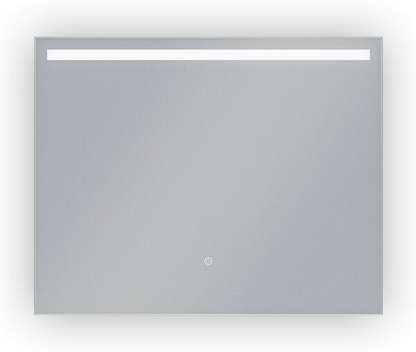 Erga Scarlet, oglindă LED dreptunghiulară 100x80cm, 690 lm, 3 culori de lumină, iluminare frontală, ERG-V01-128-1080-00