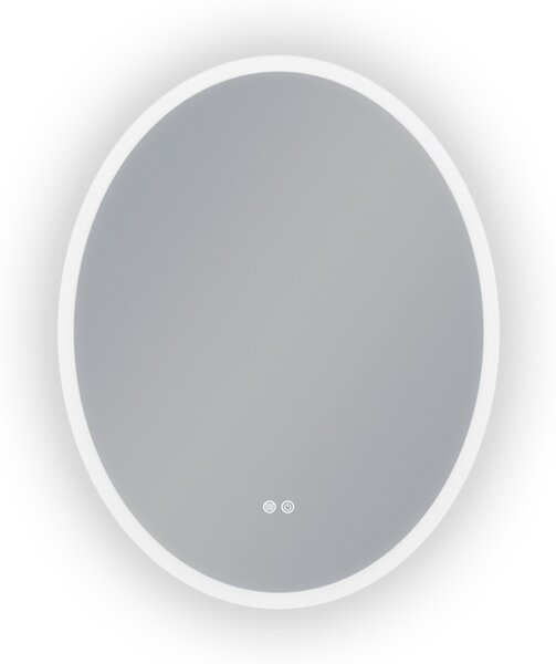Erga Paola, oglindă ovală LED 80x100cm, 2645 lm, 3 culori de lumină, iluminare față și spate, ERG-V01-302-1080-00