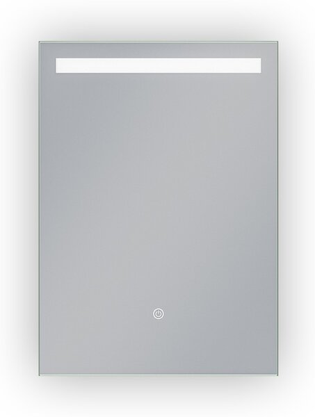 Erga Scarlet, oglindă LED dreptunghiulară 50x70cm, 345 lm, 3 culori de lumină, iluminare frontală, ERG-V01-128-5070-00