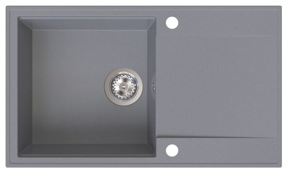 Chiuvetă de bucătărie din granit Sink Quality Sink55, 780x460x215 mm, gri, SKQ-SINK.D.1KDOL