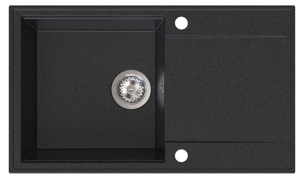 Chiuvetă de bucătărie din granit Sink Quality Sink55, 780x460x215 mm, grafit, SKQ-SINK.G.1KDOL