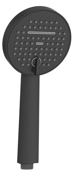 Invena Moonlight, coloană de duș cu cap de duș manual, negru-auriu-roz, INV-AU-77-Z14-V