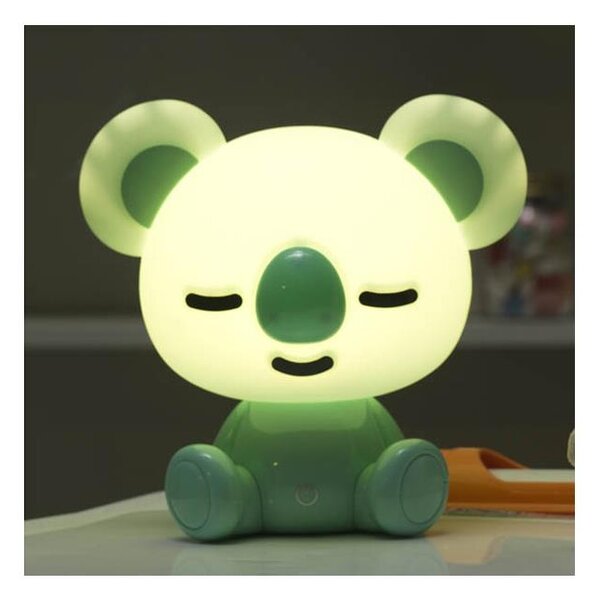 ONLI - Lampă de veghe LED reglabilă pentru copii PUPPIES LED/3W/230V 20 cm koala/verde