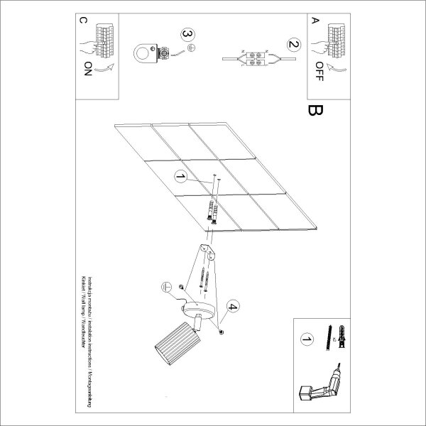 Brilagi - Aplica spot de perete LED CRESTO 1x GU10/10W/230V, maro