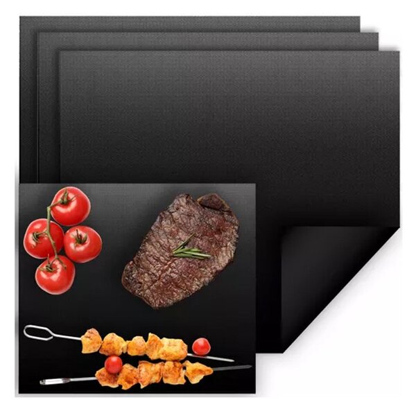Folie antiaderenta gratar si cuptor, 33x40 cm, reutilizabila, set 5 bucati