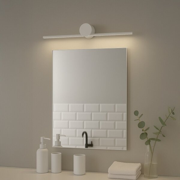 Aplica LED pentru oglindă de baie ARTIST, 6W, 230V, 40 cm, IP44, albă