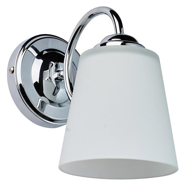 Aplică de perete PAFOS 1xE27/15W/230V, crom lucios