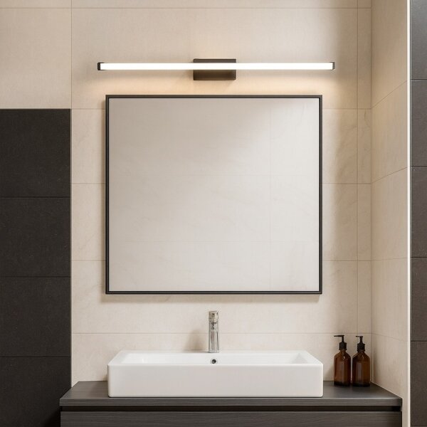 Iluminare LED pentru oglindă de baie MIRORE LED/8W/230V, 40 cm, IP44, negru
