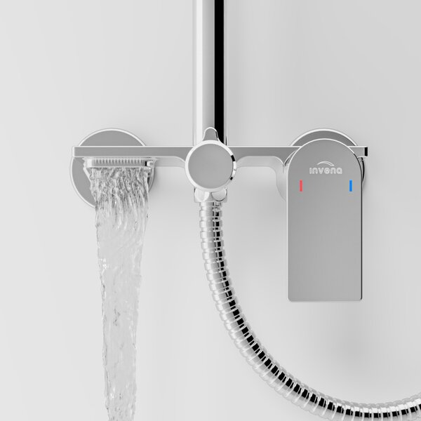Invena Rikia, set de duș cu baterie cu pârghie cu 3 funcții, duș manual și duș fix, cromat, INV-AU-24-B01-G Leták: https://cloud.invena.pl/s/nnXaZKg3crBrRkz/download?path=%2FPliki%20do%20strony%20www%2FAU-24-B01-G/Inne/AU-24-B01-G-ulotka-ENG…